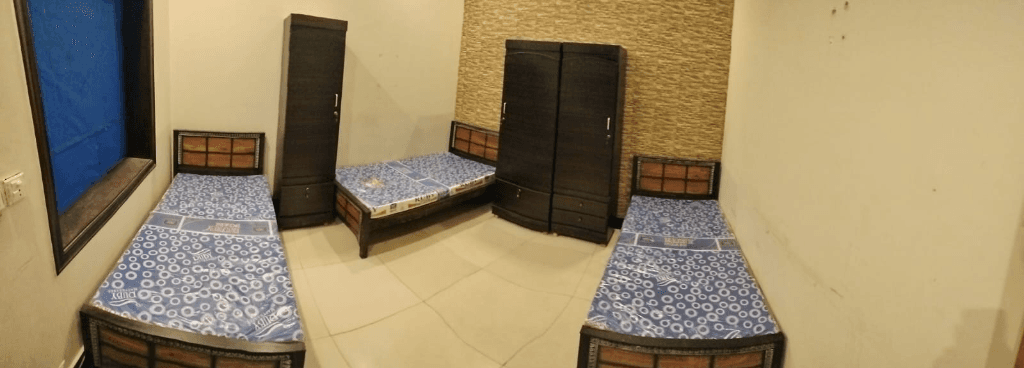Three Seater Room at Students Shelter